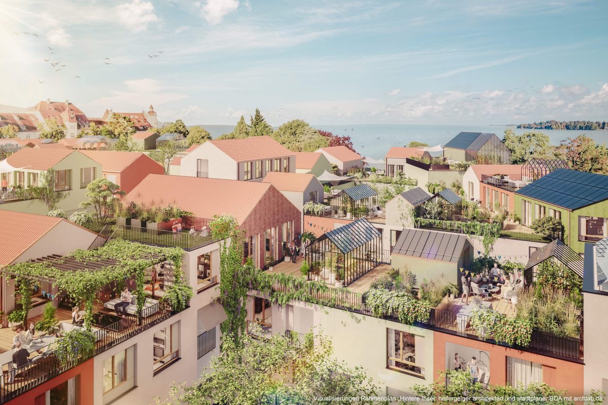 Visualisierung Hintere Insel, Lindau (B) heilergeiger architekten und